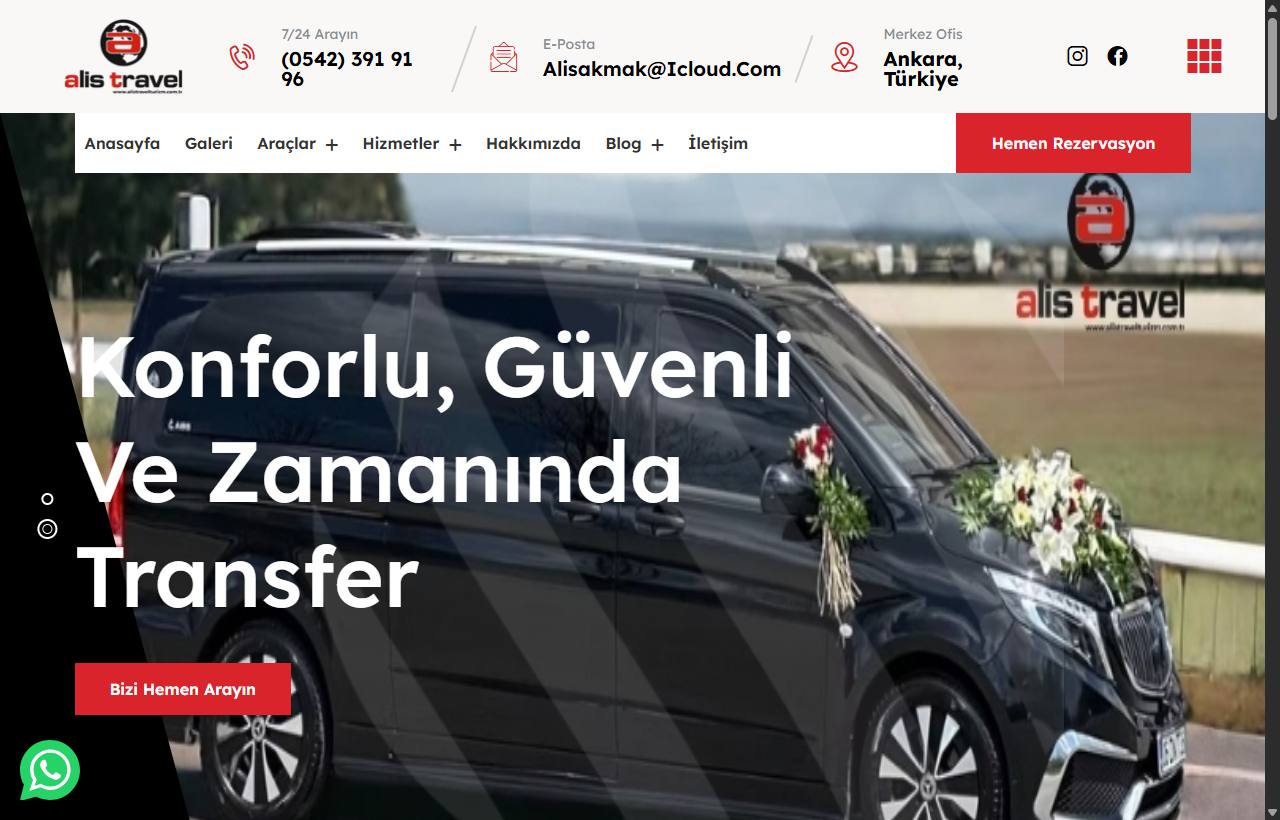 Alis Travel — VIP Transfer — ekran görüntüsü