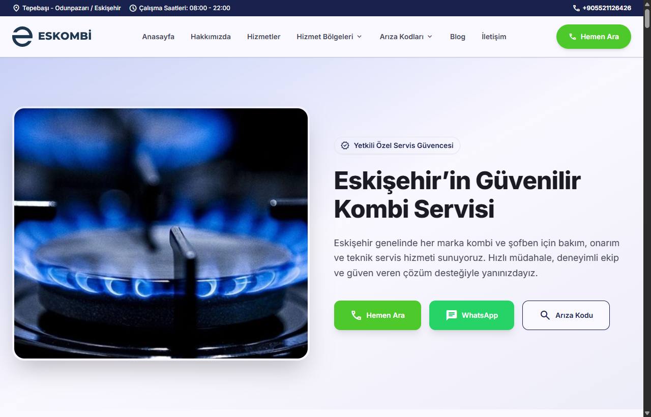 EsKombi — Kombi Servisi — ekran görüntüsü