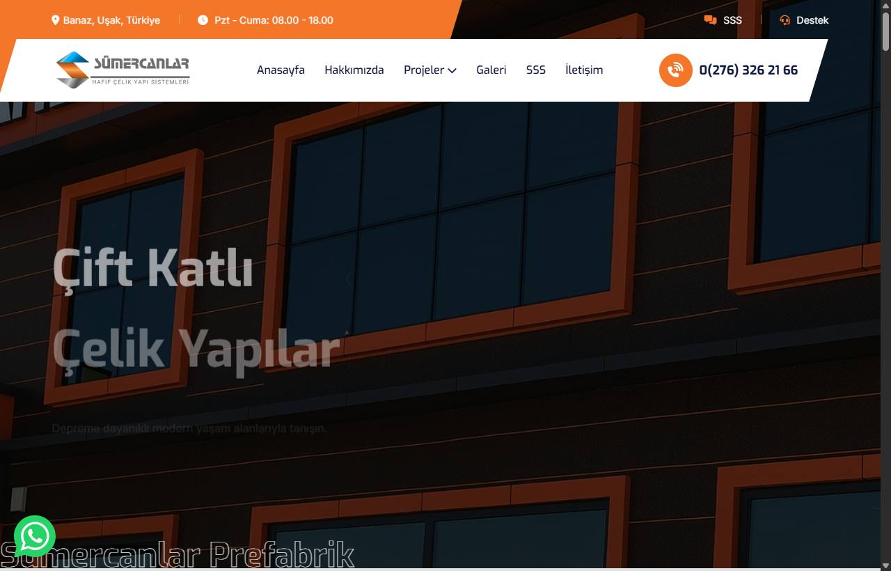 Sümercanlar Prefabrik — ekran görüntüsü